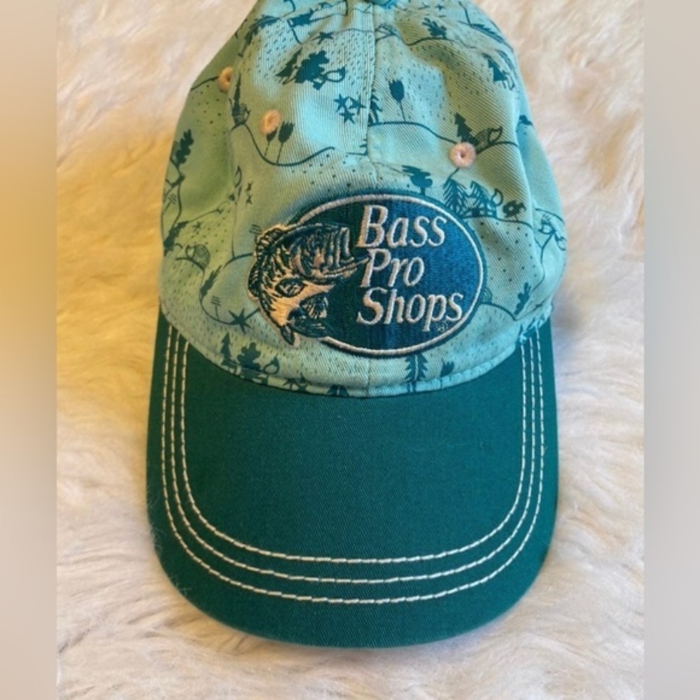 Bass Pro Shops Hat Girls‎ Youth Size Blue Fishing